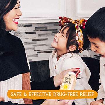 Maty's Organic Children's Cough Syrup, Made with Organic Honey, Lemon & Cinnamon - 6 fl oz.