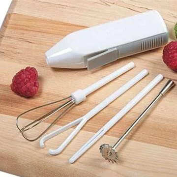 Norpro Cordless Mini Mixer 5 Piece Set, Lightweight & Versatile