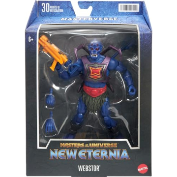 MOTU Masterverse Webstor Figure with Articulation and Accessories