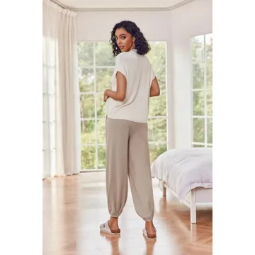 Ekouaer Women's Lounge Set Comfortable & Chic Pajama