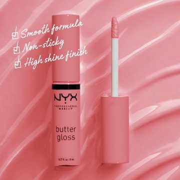 NYX Butter Gloss Tiramisu Non-Sticky Moisturizing Lip Gloss
