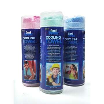 Cool Downz Cooling Towel - Instant Relief from Heat