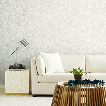 Amhara Peel and Stick Wallpaper by Roommates - Elegant Design