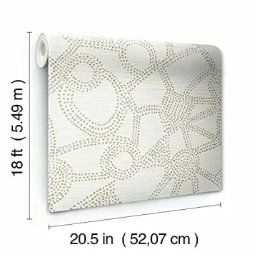 Amhara Peel and Stick Wallpaper by Roommates - Elegant Design