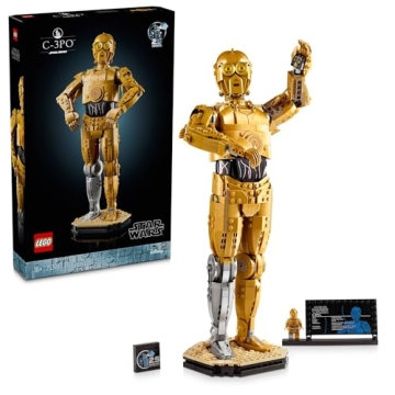 LEGO Star Wars C-3PO Buildable Droid Figure for Collectors