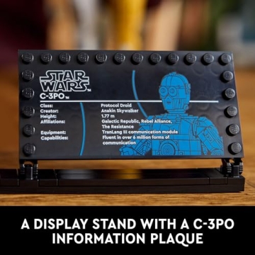 LEGO Star Wars C-3PO Buildable Droid Figure Collector's Dream