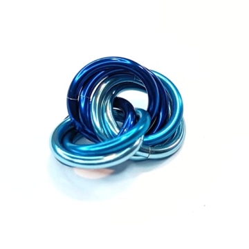 Möbii Fidget Ball (MultiColor): Quiet Mobius ADHD Anxiety Stim Stress Relief Toy Tool for Home Trav...