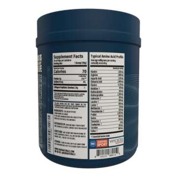 BUBS Naturals Collagen Peptides Powder, Collagen for Women & Men, Hydrolyzed Peptides, Unflavored Pasture Raised Grass Fed, Paleo Keto Friendly, Supports Hair Skin & Joint Health (20 oz) 28 Servings