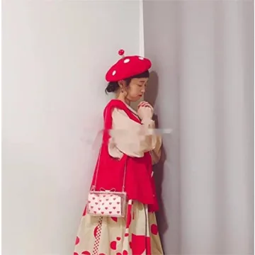 Wool Mushroom Beret Hat for Women and Girls - Stylish Gift