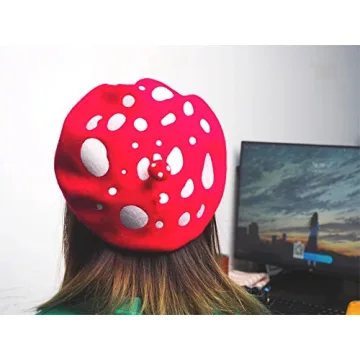 Wool Mushroom Beret Hat for Women and Girls - Stylish Gift