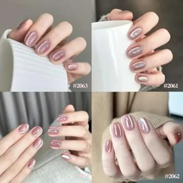GAOY Forest Sunset Cat Eye Gel Polish Set with 5-in-1 Magnet
