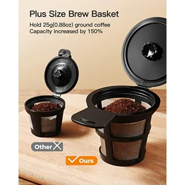 Famiworths Single Serve Coffee Maker Bold Brew K-Cup Ground
