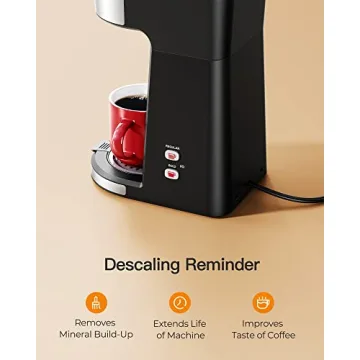 Famiworths Single Serve Coffee Maker Bold Brew K-Cup Ground