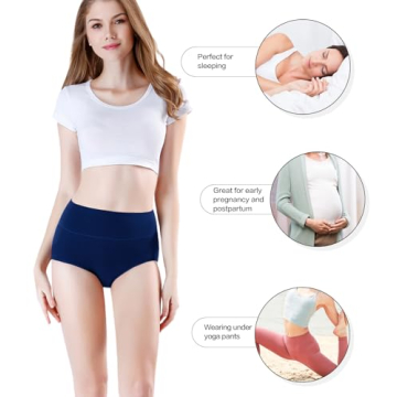 4-Pack Wirarpa Cotton Postpartum Underwear for Women