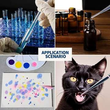 Teenitor 150PCS 3ML Plastic Transfer Pipettes Eye Dropper, Disposable Essential Oils Pipettes Dropper Makeup Tool Science and Lab