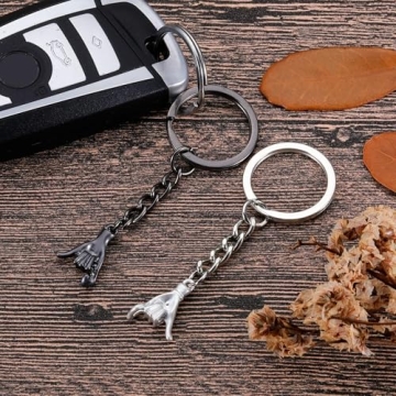 Matching Pinky Promise Keychains for Couples Gifts