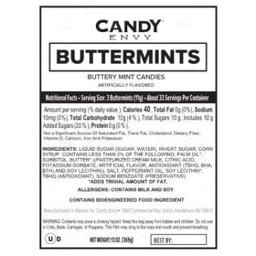 Buttermints - 13 oz. Bag - Approximately 100 Individually Wrapped Mints (Its a Girl)