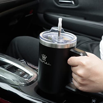 40 oz Leak-proof Insulated Tumbler with Handle