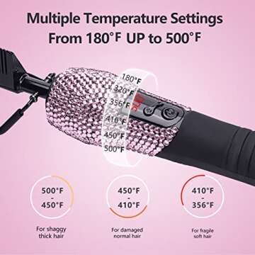 Dan Technology Digital Hot Comb Pink