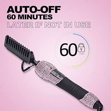 Dan Technology Digital Hot Comb Pink