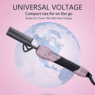 Dan Technology Digital Hot Comb Pink