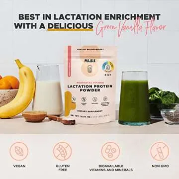 MAJKA Vegan Lactation & Postnatal Protein Powder