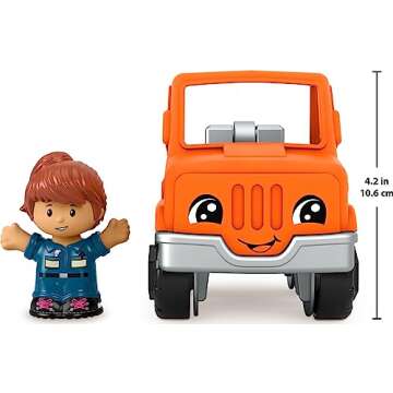 Fisher-Price Little People Tow Truck for Fun Play