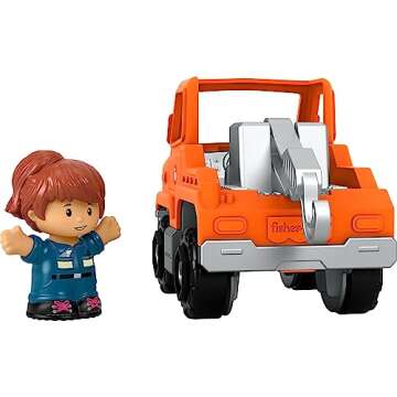 Fisher-Price Little People Tow Truck for Fun Play