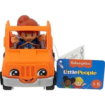 Fisher-Price Little People Tow Truck for Fun Play