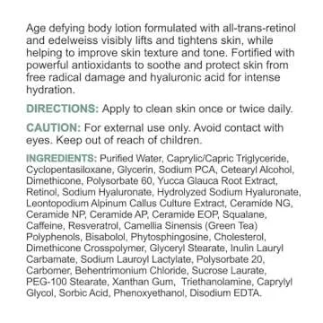 Replenix Retinol Smooth + Tighten Body Lotion, Medical-Grade Anti-Aging Brightening Body Cream for Cellulite & Sagging Skin (6.7 fl. oz)