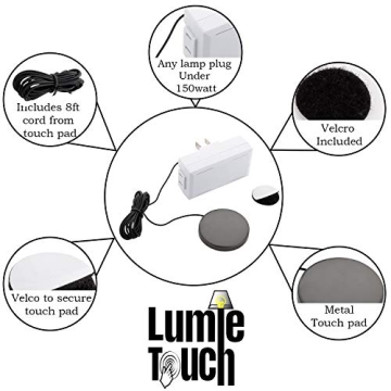 Lamp Dimmer Switch with Touchpad for Easy Dimming Control