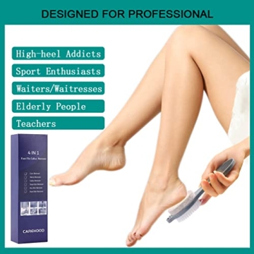 CAREHOOD 4 in 1 Foot Pedicure Tool for Perfect Feet