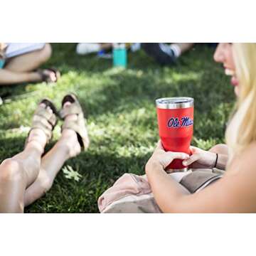 Simple Modern Officially Licensed Collegiate Colorado State Rams Tumbler with Straw and Flip Lid | Insulated Stainless Steel 30oz Thermos | Cruiser Collection | Colorado State University