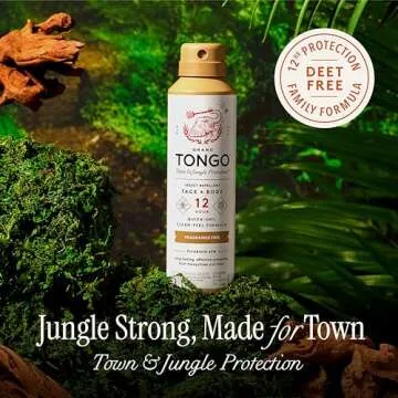 Grand Tongo DEET-Free Insect Repellent, The 12 Hour Protection, DEET Alternative – Fragrance Free
