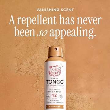Grand Tongo DEET-Free Insect Repellent, The 12 Hour Protection, DEET Alternative – Fragrance Free