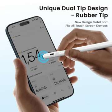 Hastraith Stylus Pen for iPad Fast Charge and Precise Drawing