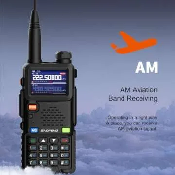 BAOFENG 5RM Ham Radio 10W Handheld (Upgraded of UV-5R) Walkie Talkies Long Range NOAA Weather Receiver Two Way Radio UV5R for Adults Camping Hunting Hiking, Frequency Copy, USB C Charger, 999CH