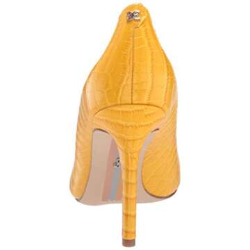 Sam Edelman Women's Hazel Pump, Dijon Yellow, 9.5 Medium US