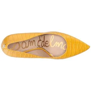 Sam Edelman Women's Hazel Pump, Dijon Yellow, 9.5 Medium US