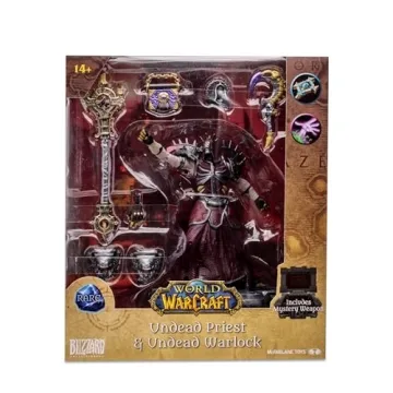 McFarlane Toys WOW Undead Priest Warlock Rare Figure