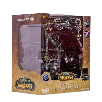McFarlane Toys WOW Undead Priest Warlock Rare Figure