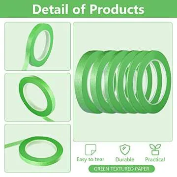 Chinco Pinstripe Tape 6 Rolls for DIY Projects & Car Customization