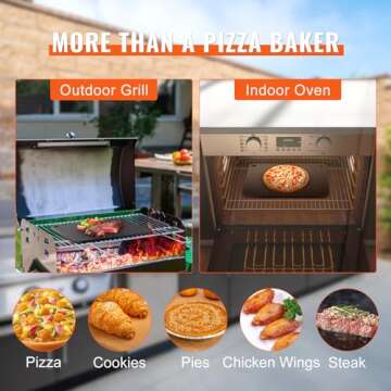 VEVOR Pizza Steel for Restaurant-Quality Homemade Pizzas