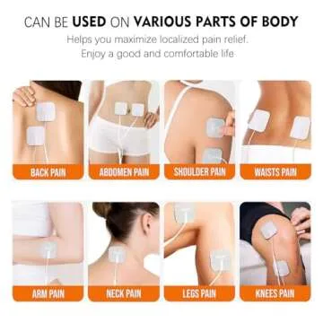 TENS Unit Replacement Pads 2X2, Latex Free 24PCS