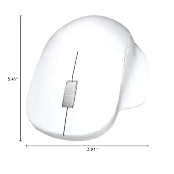 Microsoft Bluetooth Ergonomic Mouse - Glacier Comfort Now