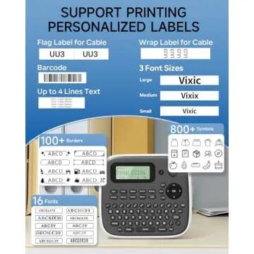 Vixic D210S Waterproof Label Maker - Versatile & Portable