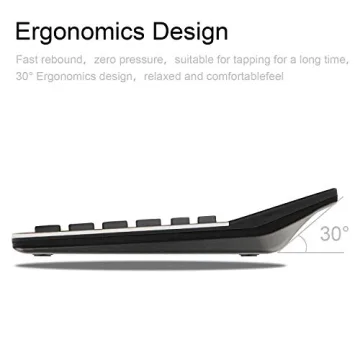 HIHUHEN Large Electronic Calculator - Dual Power & 12 Digit Display