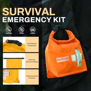 RHINO RESCUE Waterproof First Aid Kit for Safe Adventures