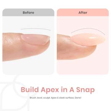 Beetles Builder Gel: 7 in 1 Nail Enhancement Set