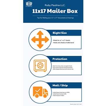 Durable 11x17 Mailer Box for Secure Shipping Solutions